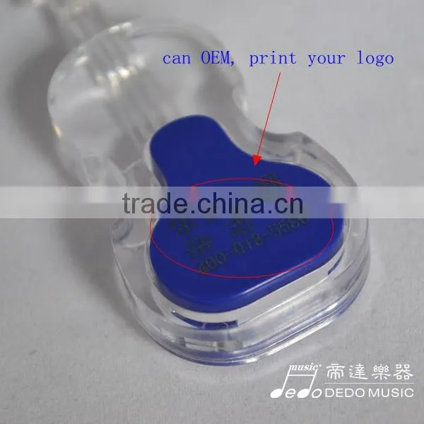 Mini Volin Guitar Ukelele Shape Led Flashlight Keychain / 3d Metal Keychain photo-5