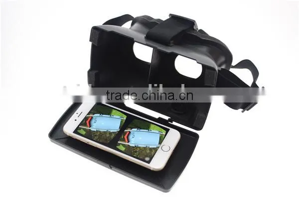 Black Plastic vr Box Google VR Box 2.0