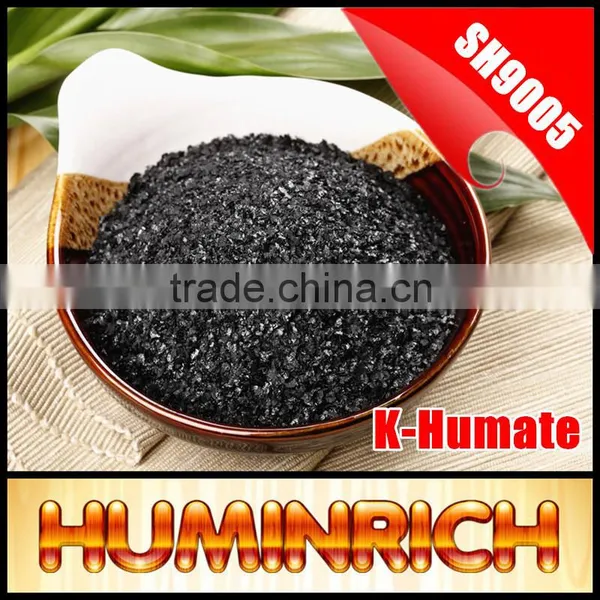 Huminrich Strong Disease Resistance Plant Fertilizer 55%Ha+8%K2O Humic Acid Potassium Salt Factory photo-3