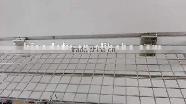 Chrome Plating Hanging Wire Mesh Shelf for Slatwall photo-2