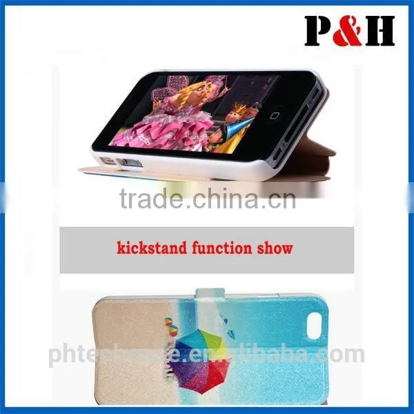 For IPhone 6 Leather Case, TOP Quality Printed Color PU Wallet Leather With Card Slot For IPhone 6 Case photo-4