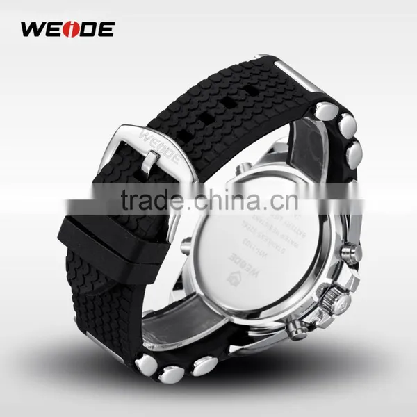 2015 LCD Men Watch White Quartz Sport Wrist Watch Digital Date Day Alarm Dual Time Quartz Timepiece photo-6