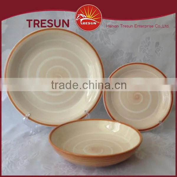 Round Shape High Quality Handpainted 18pcs Dinnerset/dinner Ware/tableware photo-6