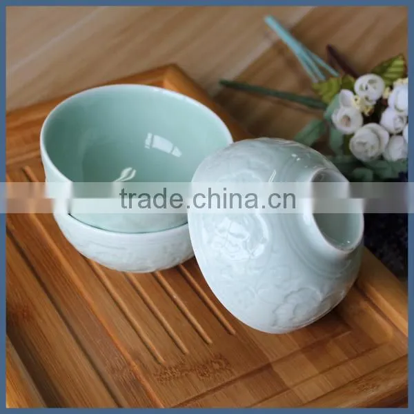 Business Gift High End Mint Green Ceramic Bowl Set Wholesale photo-5