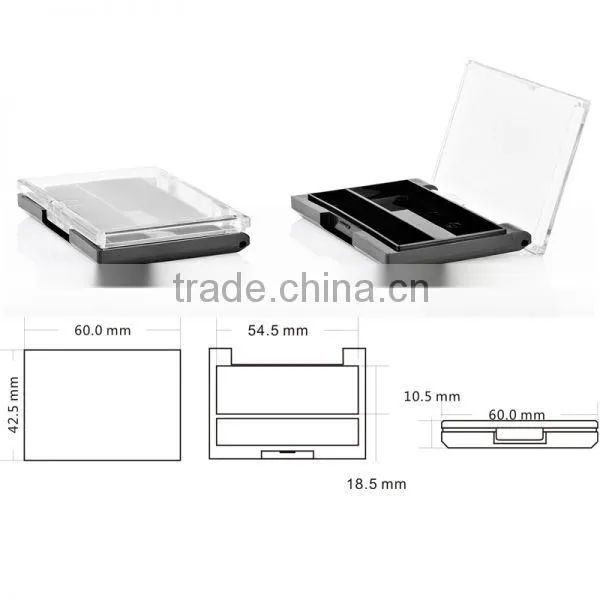Simple Design Rectangular Black Free Sample Palette Eyeshadow photo-2