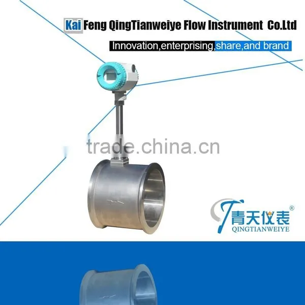 High Quality Gas Fuel Oil Vortex Flow Meter photo-2