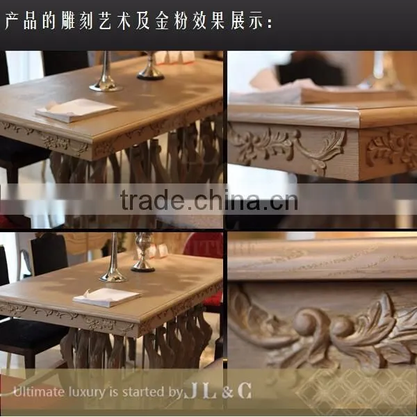 Luxury Dinning Room Handcrafted Birch Dining Table From JL&C Luxury Home Furniture photo-3