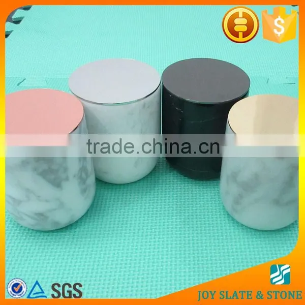 Natural Marble Candle Cup Chinese Decoration Quality Choice photo-3