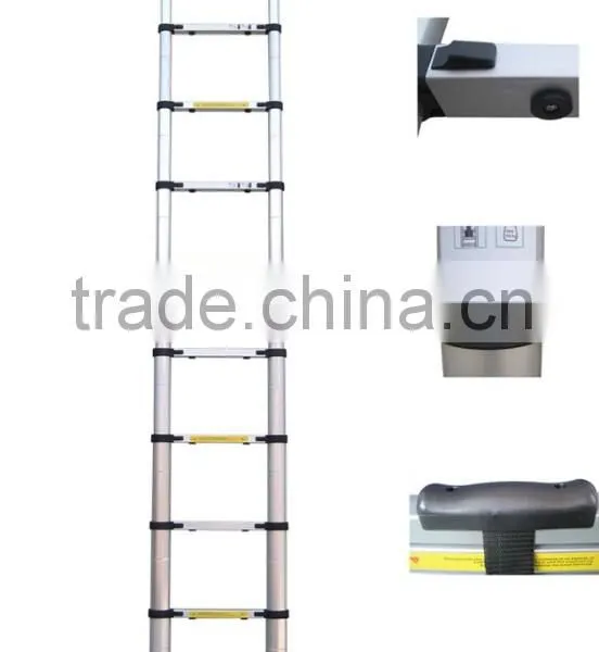 3.8m Aluminum Retractable Ladder EN131 Approved photo-2