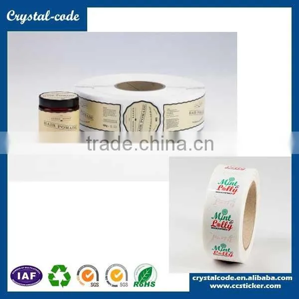 Plastic Printable Roll Cosmetics Packing Label photo-3