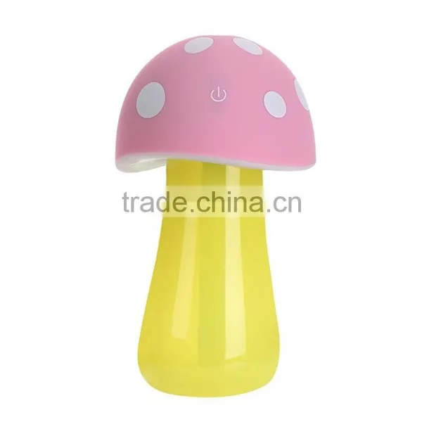 USB Portable Mushroom Lamp Air Humidifier Cool Fogger Mist Ultrasonic Humidifier photo-2