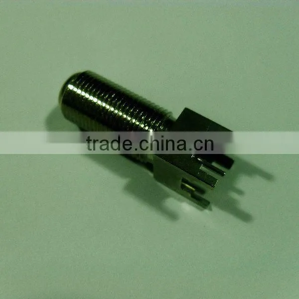 F Connector Jack Straight Connector, rf Connector, Coaxial Connector, F Type Right Angle to Pcb Connector