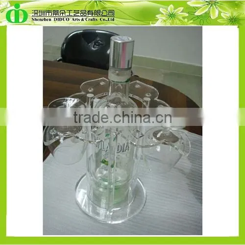DDW-S018 Chinese Factory Directly Sells Cheap Wine Glass Holder Plate photo-3