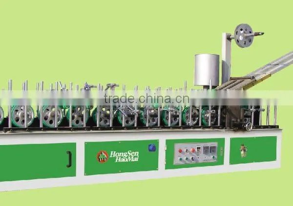 hshm450BF-B Profile wrapping machine(hot melt glue)