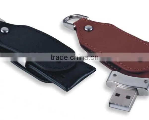 Swivel Leather Usb Flash 4gb, 8gb Leather Usb Flash Drives Bulk Cheap, High Quality Leather Usb 2.0 Flash Memory photo-2