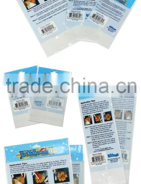 CMYK Printing BOPP Header Self Adhensive Seal Bag With Hanging Hole & Sealing Tape photo-5