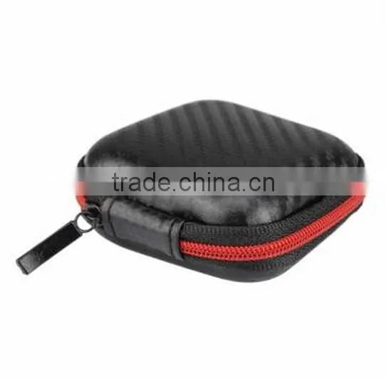 Portable Storage Square Earphone Bag / Earphone Cable Organizer / Earphone Storage Case photo-4
