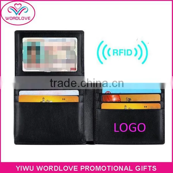 Anti Scan Leather RFID Blocking Wallet Credit Card Protector Holder photo-6
