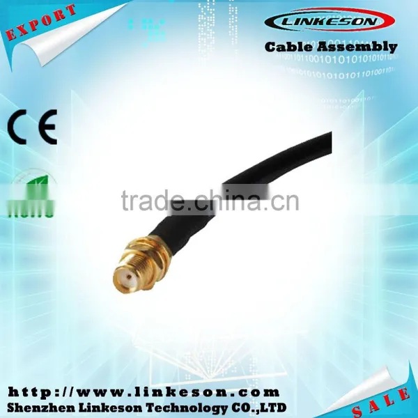 BNC Female O-ring Bulkhead to SMA Female Bulkhead Pigtail Cable KSR195 photo-3