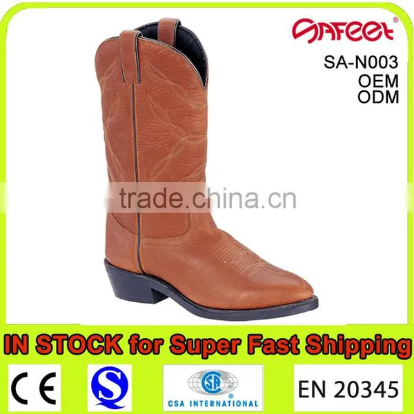 Handmade Lady Shoes Fashion Lady Safety Shoes, High Heel Lady Work Boots SA-N003 photo-2