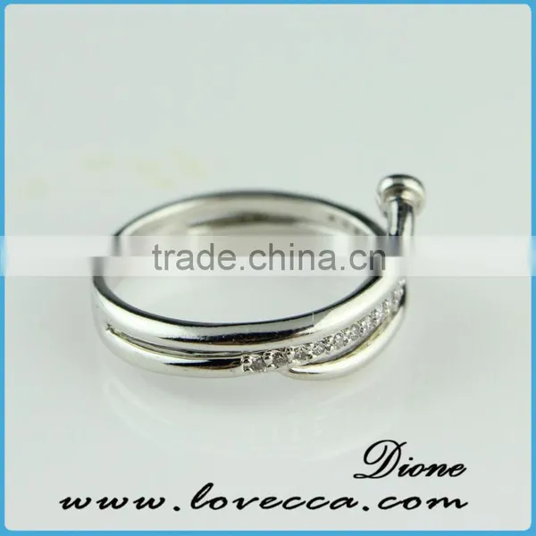 2015 Nice Jewelry Korea Charming Thin Silver Ring Fashion Ring photo-5