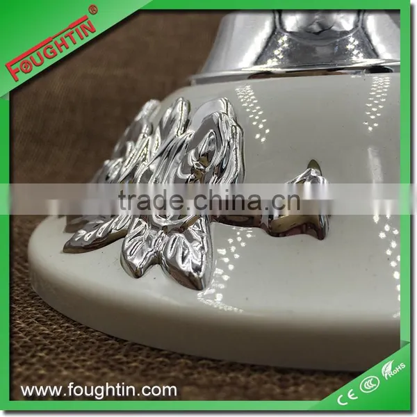 E27/B22 Big Base B22 Pin Type Lamp Holder Silver Flower Lamp Base photo-4