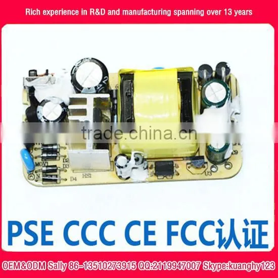 dc to dc Switch Power Supply -12VDC to 5V1A 2A 3A OEM Factory With CE,UL,SAA,CB,FCC,GS,KC,PSE Standard,low Cost photo-5