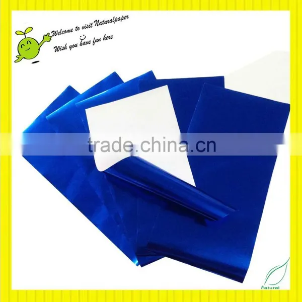 Blue Color Aluminum Foil Lanminated Paper for pe Lamination