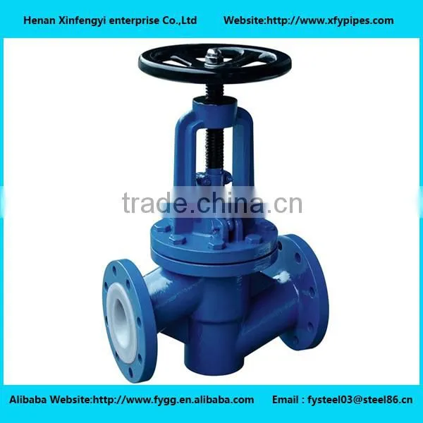 DIN Standard Bellow Seal Globe Valve Drawing photo-3