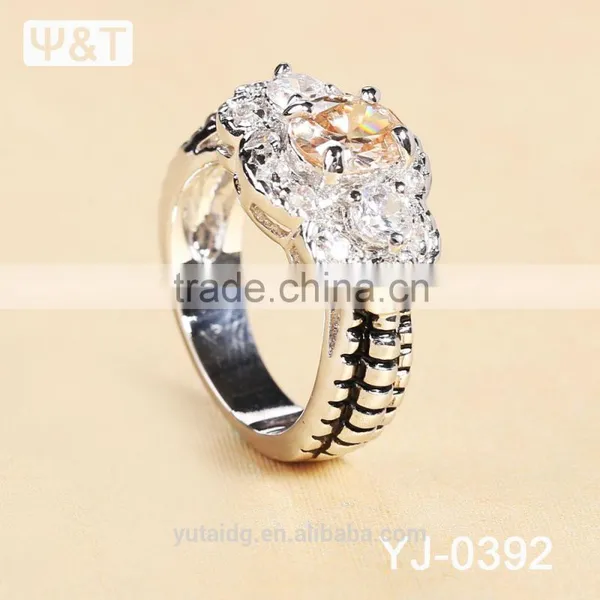Jingli Jewelry Fashion Flower Shaped Wedding Ring For Women (YJ-392) photo-6