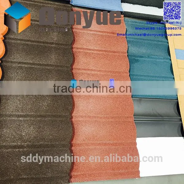 Good Quality Colorful Stone Covered Metal Roof Shingles in Turkey photo-4