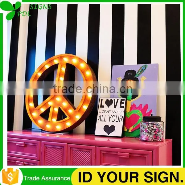 Vintage Metal Lighted Signs From Pdl Only