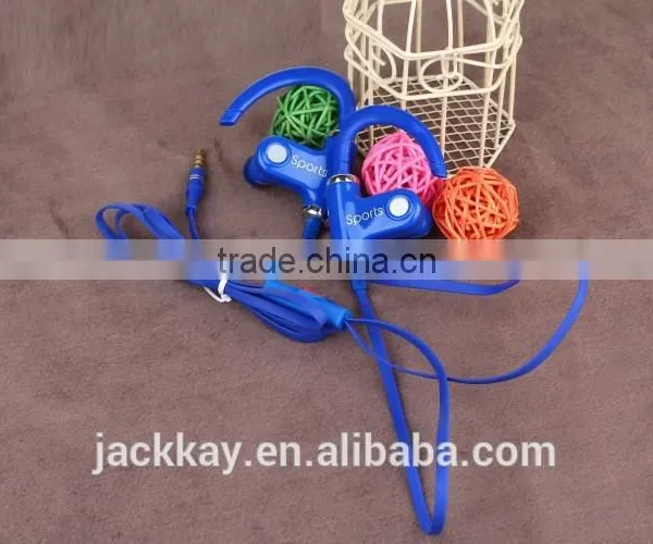 Ear-hook Competitive Good Quality Earphones Cable Wired Headphone Mobile WP Headsets With Mic photo-2
