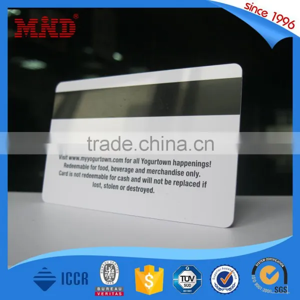 MDP159 Pvc Plastic Cards 30mil Hico Magnetic Magstripe Card photo-4
