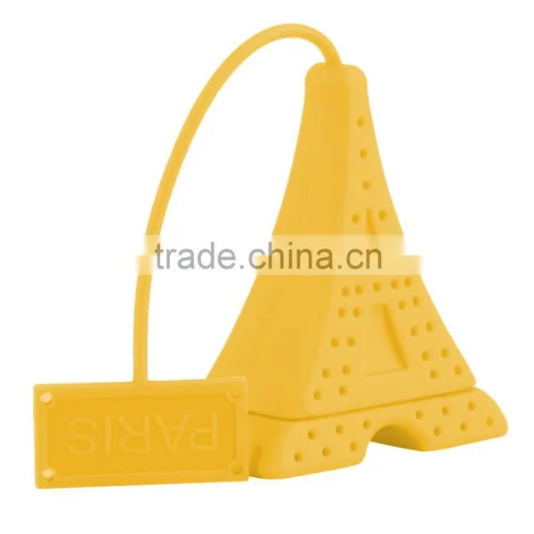 Mini Eiffel Tower Design Silicone Tea Strainer Bag photo-2