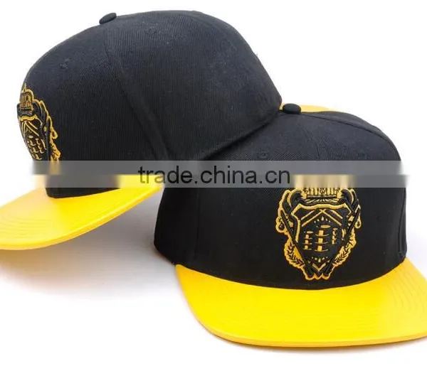 2016 Fashion Style Flat Brim Snapback Caps With Logo Embroidery photo-2