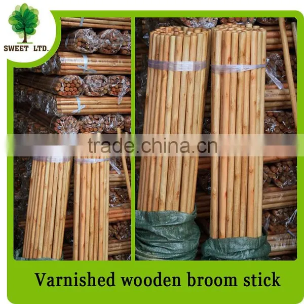 120cm Varnished Wooden Stick Factory From China Manufacture
