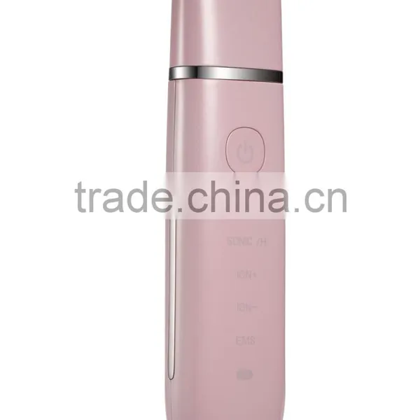CosBeauty CB025 Japan tv Selling Popular Factory OEM Ultrasonic Dead Skin Remover to Home Use Ultrasonic Ion Skin Scrubber photo-3