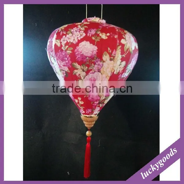 XK110 chinese style red outdoor printing lantern whoelsale
