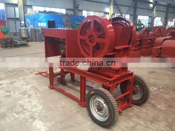 PE150*250 Mini Stone Jaw Crusher, Small Mobile Jaw Crusher for Sale photo-4