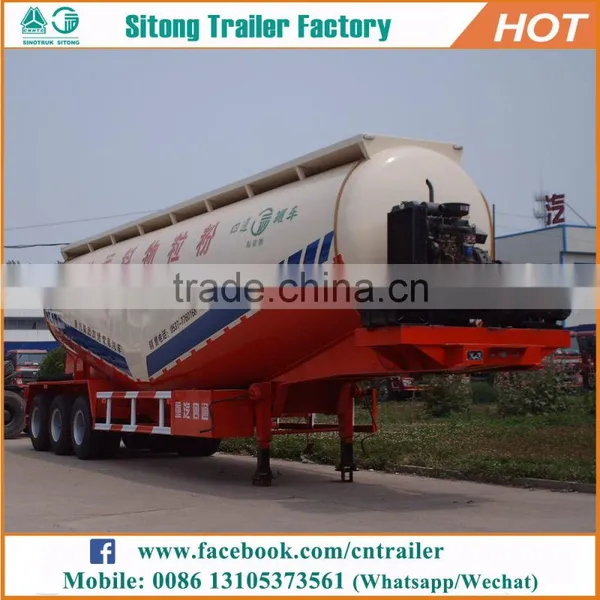 Tanker Trailer Manufacturers Bulk Powder Cement Tank Semi Trailer photo-4