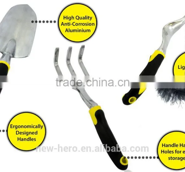 4 Piece Softouch Garden Tool Set Ergonomic Gardening Tool Set - Made From High Quality Anti-corrosion Aluminium photo-6