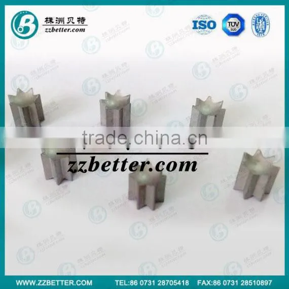 Carbide Tungsten Cutter Teeth Solder on Steel Plate photo-3