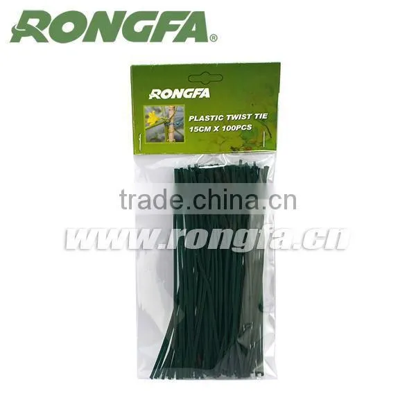 Precut Green PVC Twist Tie for Packaging and Gardening photo-5