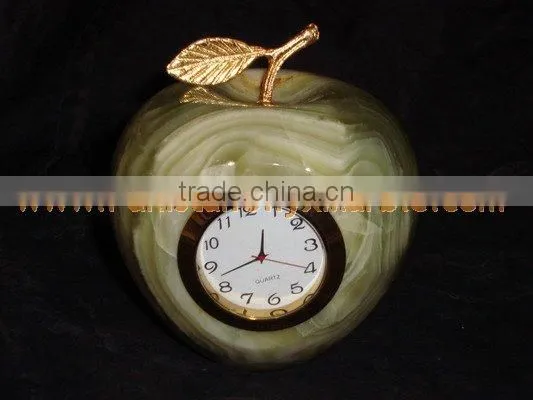 LATEST DESGINE Top Quality Cheap Price CLOCKS ONYX MARBLE HANDICRAFTS photo-4