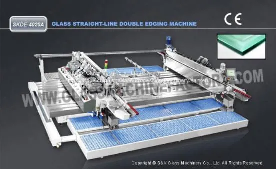 Glass Straight Line Double Edging Machine photo-2