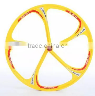 26inch 5 Spoke Lightest Strongest Magnesium Alloy Bike Wheel /fixed Gear Type Hub Bike Wheel photo-2