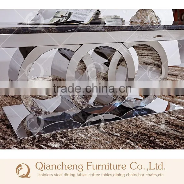 Italian Marble Top Coffee Table photo-5