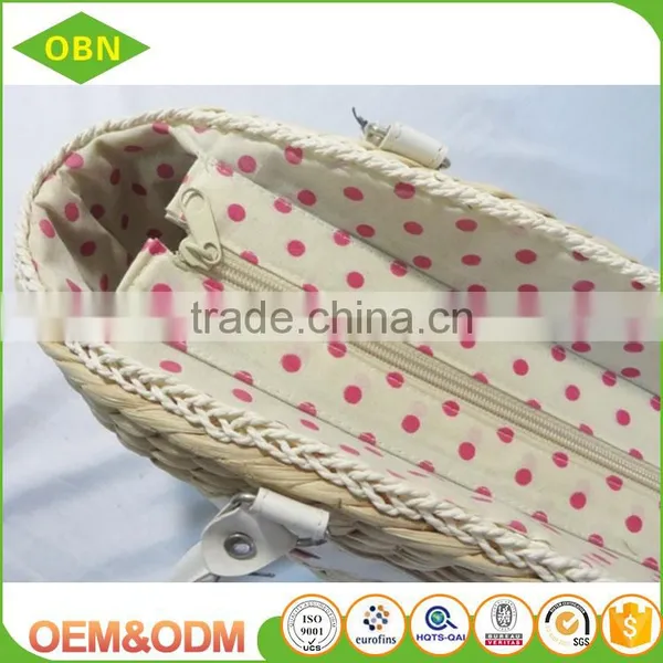 Ladies Summer Beach Designer Straw Handbag photo-5
