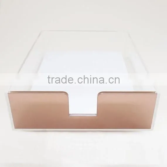 Handmade Transparent Acrylic Note Holder/Memo Holder photo-6
